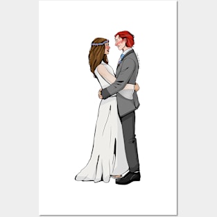 Wayhaught Wedding (Color) Posters and Art